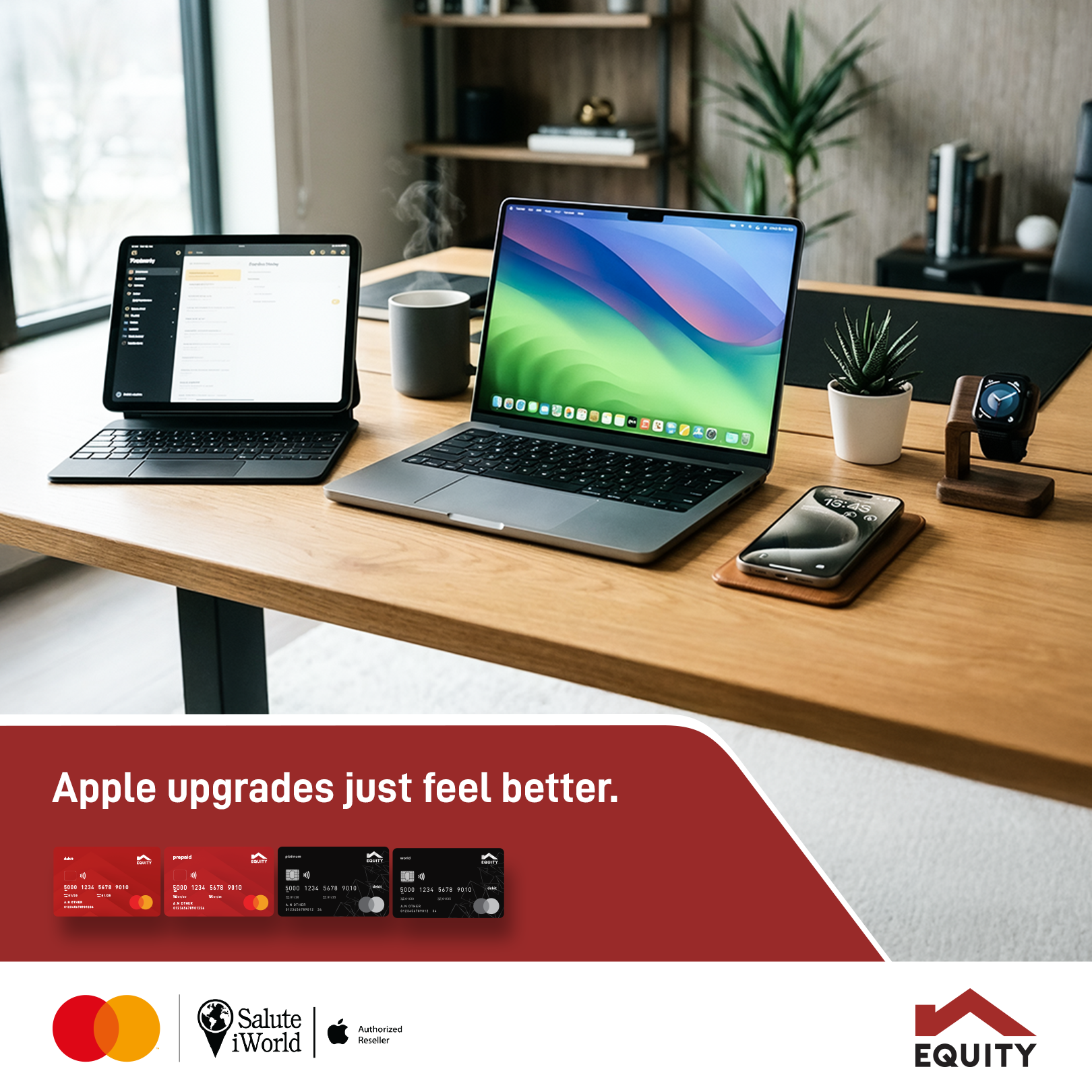 Equity Mastercard Salute iWorld